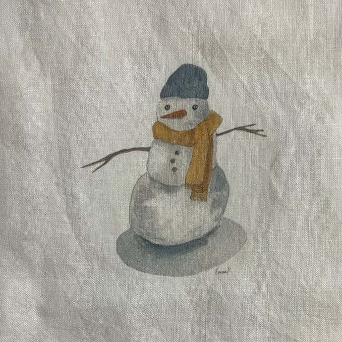 Tea Towel - Snowman